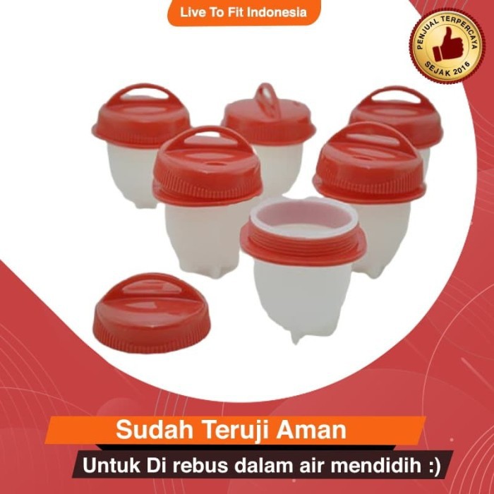 Cetakan Telur Rebus Unik / Silicone Egg Boil / Alat Masak Telur Rebus