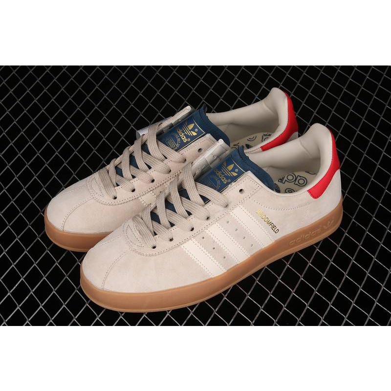 Sepatu Adidas Broomfield Beige Cloud White Gum Navy Blue 100% BNIB