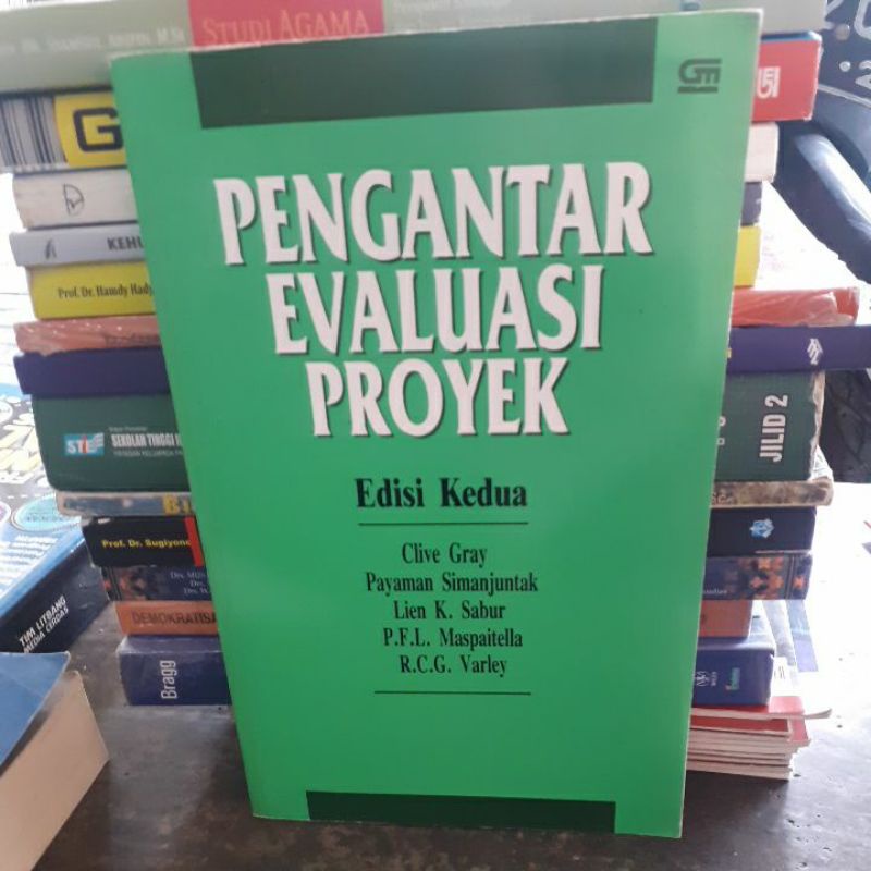 

BUKU ORIGINAL PENGANTAR EVALUASI PROYEK
