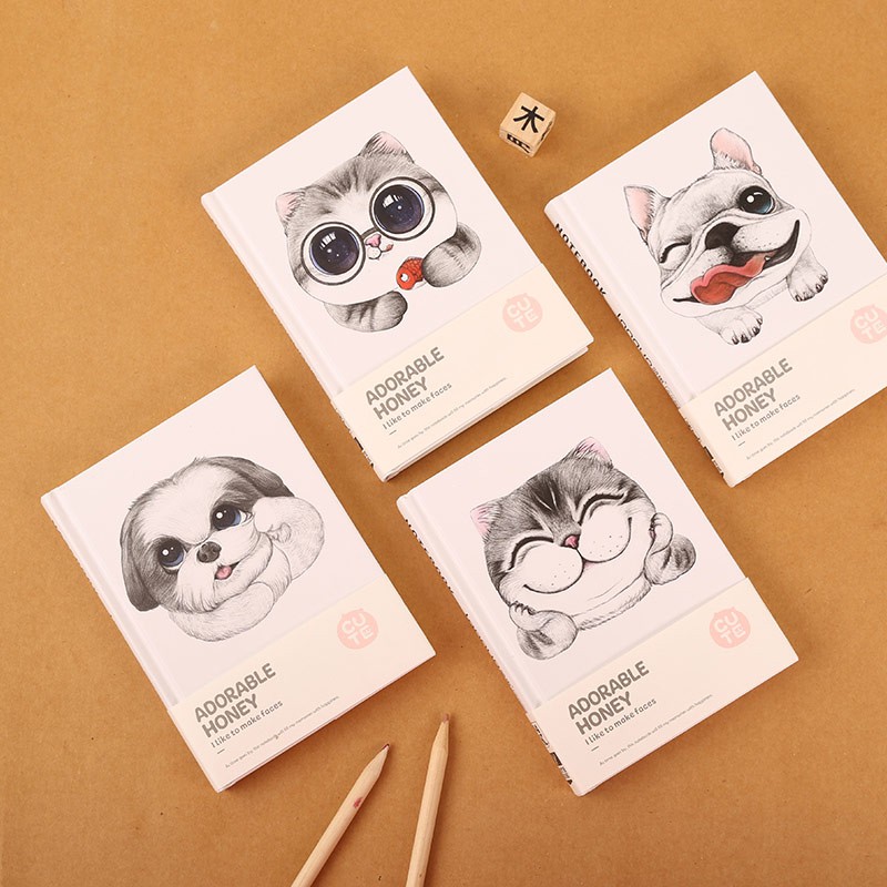 

Adorable Honey Hardcover Mixed Notebook A6 (Buku Tulis)