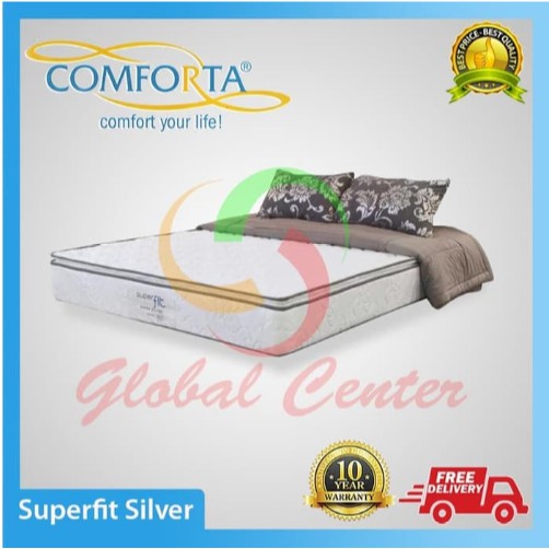 Comforta Superfit Silver Springbed uk 180x200 Kasur saja