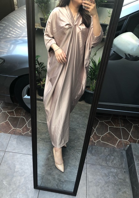 ( VM )-  Vanesha Margaretta - 9623 kaftan Dress Satin/ fashion muslim Jumbo
