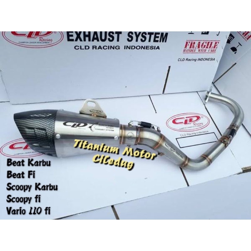 Knalpot CLD Shark BEAT / SCOOPY / VARIO 110 fi CLD RACING