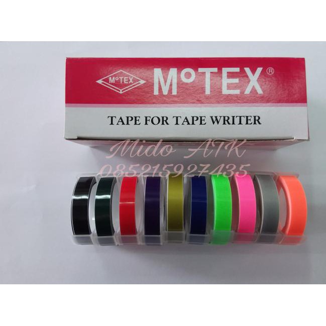 

Ready COD Label emboss Dymo Motex ORIGINAL