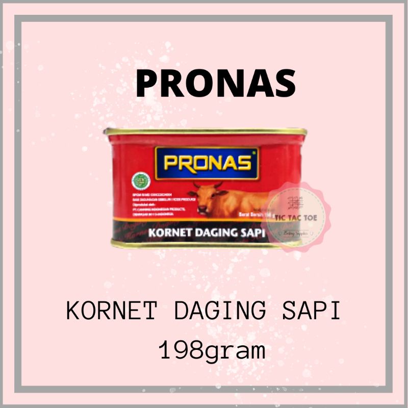 Pronas Kornet Daging Sapi 198gr / Corned Beef Pronas