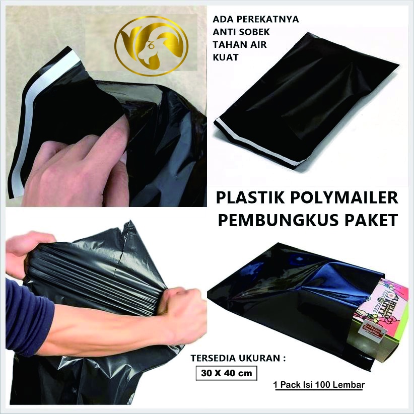 

Plastik Amplop Polymailer Pembungkus Paket Ukuran 30x40 cm isi 100 lembar
