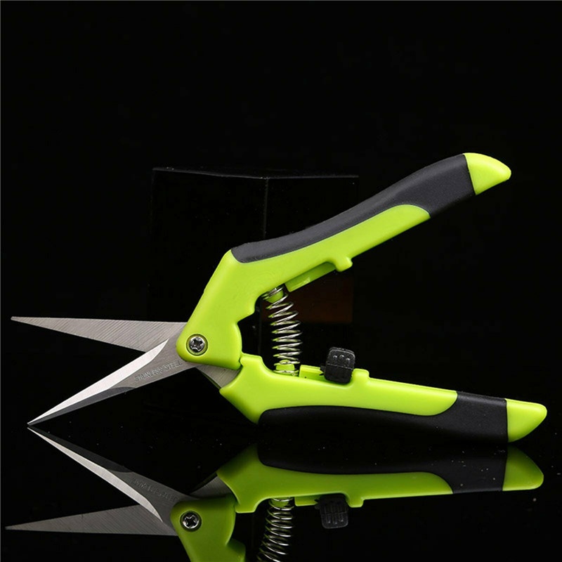 Portable Garden Stainless Pruning Shears Fruit Picking Scissors Household Potted Trim Branches Small Gardening Tools