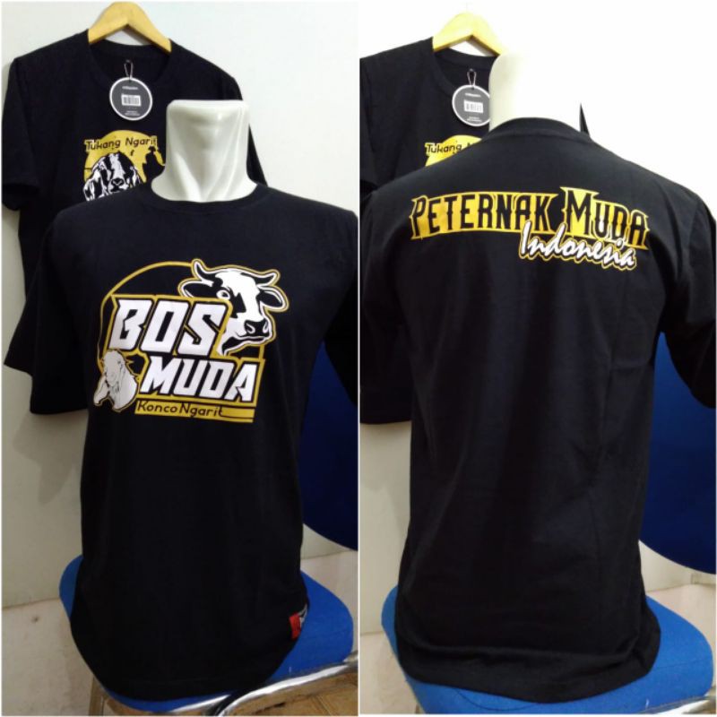 kaos viral bos muda /peternak muda Indonesia