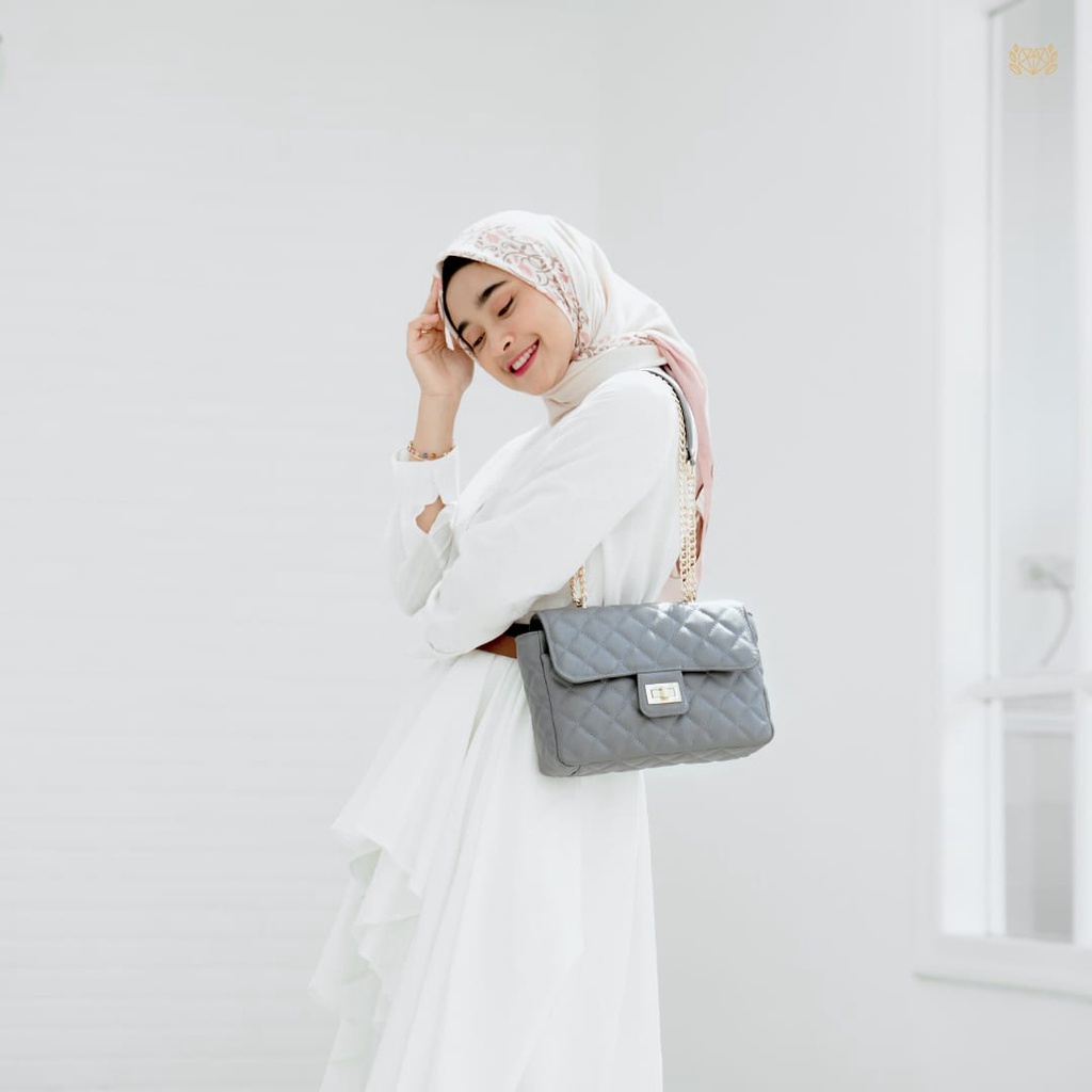 BISA COD Selempang Kulit Wanita Alona Shoulder Lumee bag Branded Original Kulit Sapi Asli Premium