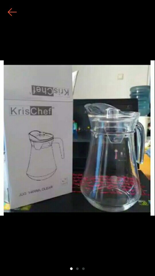 Teko Kaca Air Minum 1.4 Liter Krischef
