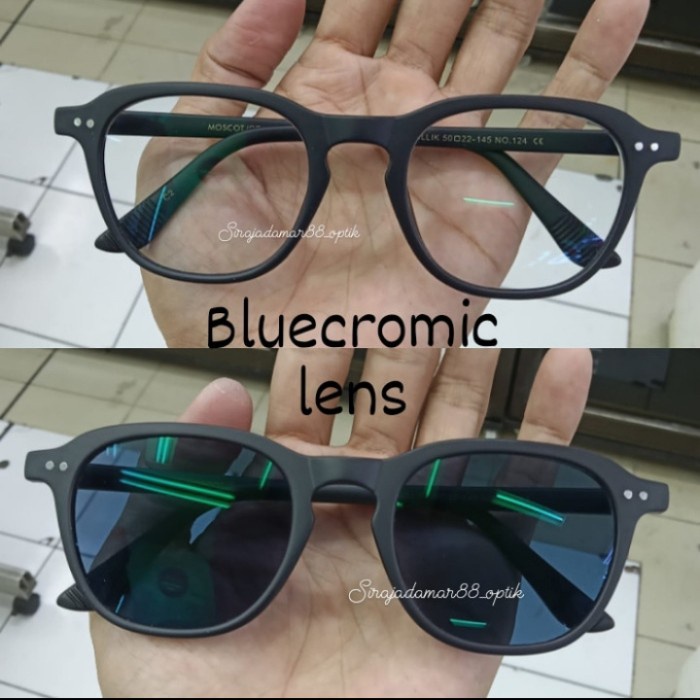 Kacamata Minus Pria - Kacamata Bluecromic Pria Dan Wanita Khusus Minus/Cylinder Tinggi