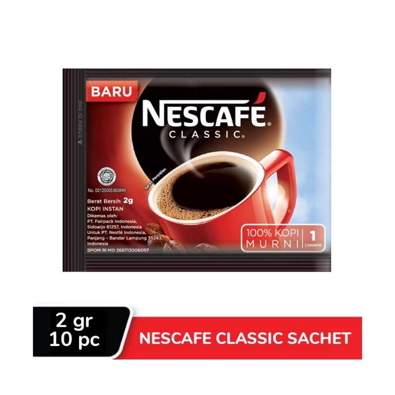 

NESCAFE Kopi Classic 10 x 2gr