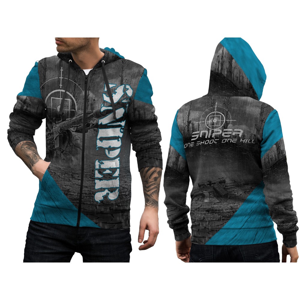 Jaket Sniper | Jaket Pria Motif Sniper | Jaket Sniper Keren | Jaket Army Sniper