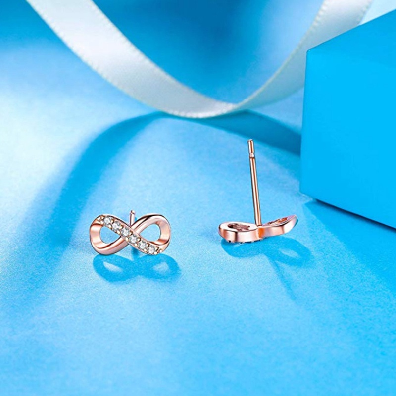 Anting Tusuk Gantung Bahan Sterling Silver 925 Desain Pita Hias Zirconmutiara Gaya Koreasimple Untuk Wanita