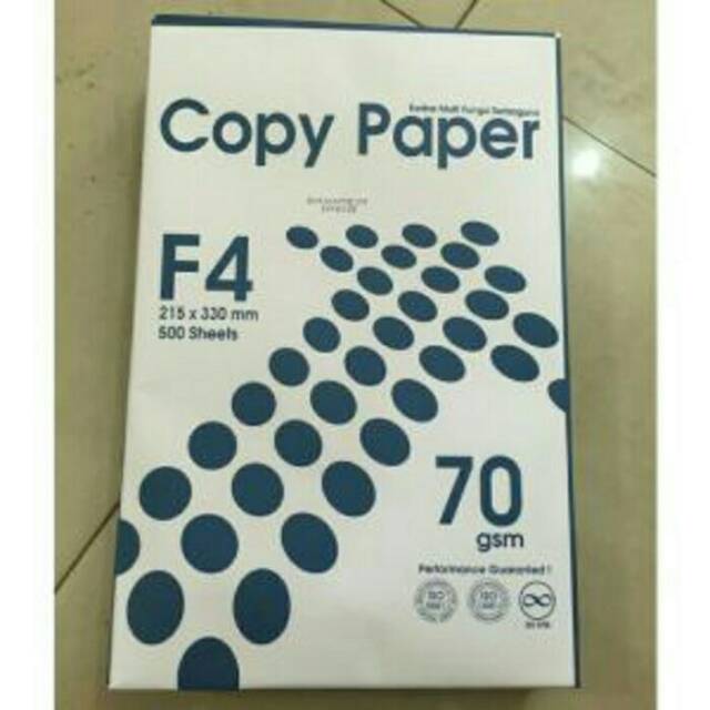 

Kertas Hvs F4 copy paper 70 gram (khusus Go-send)