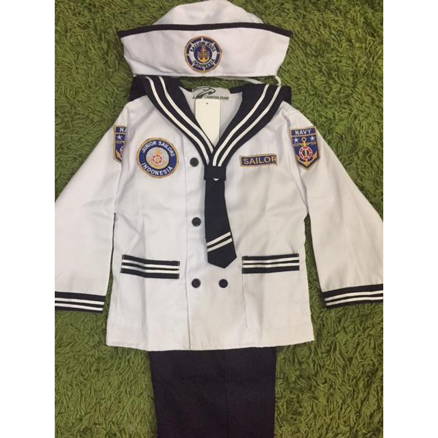 NEW COLLECTION BAJU PROFESI ANAK POPEYE / SAILOR JUNIOR - SIZE M MURAH PROMO RAMADHAN