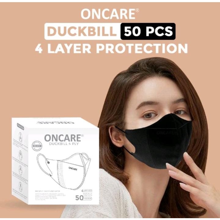 Masker Dukbill Oncare 1box isi 50 / dukbill oncare embos / dukbill oncare