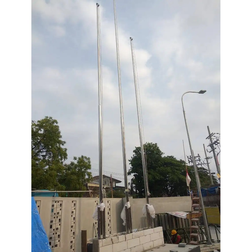 Tiang Bendera Stainless