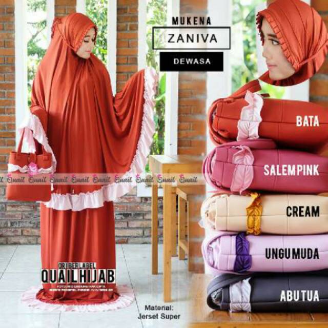 MUKENA ZANIVA DEWASA ORY QUAIL