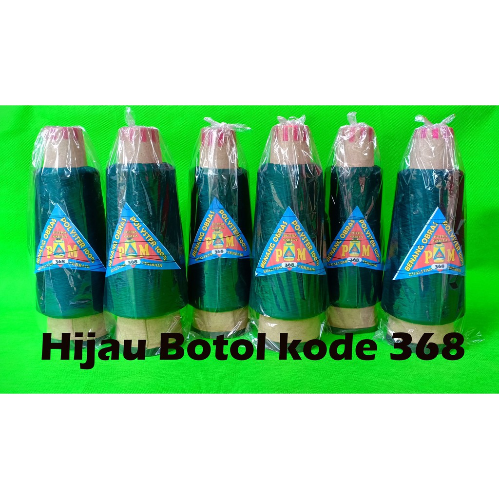 Benang Obras Warna Katalog 7 polyester 150/48