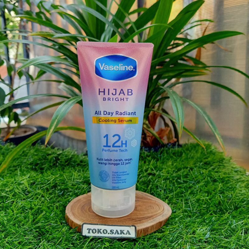 Vaseline Hijab Bright Cooling Serum 200ml - Hand Body Lotion