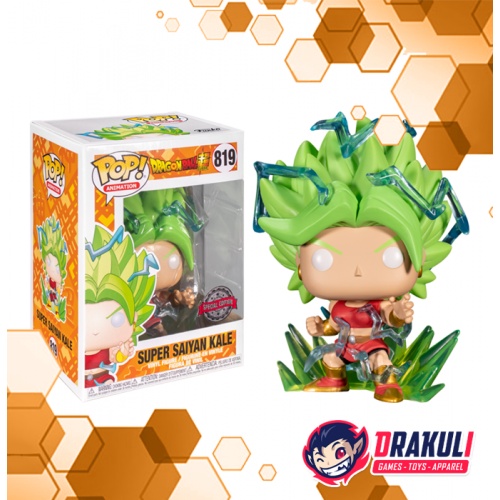 Toys Funko Pop! Dragon Ball Super - Super Saiyan Kale w/ Energy Base