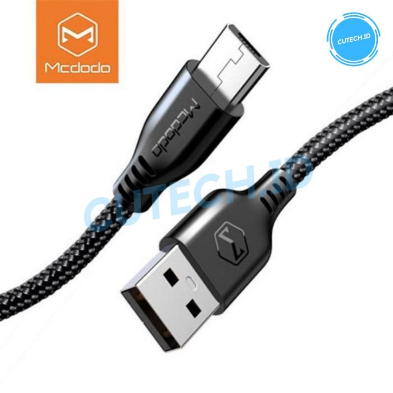 MCDODO KABEL DATA MICRO USB FAST CHARGING NYLOD BRAIDED QC 4.0