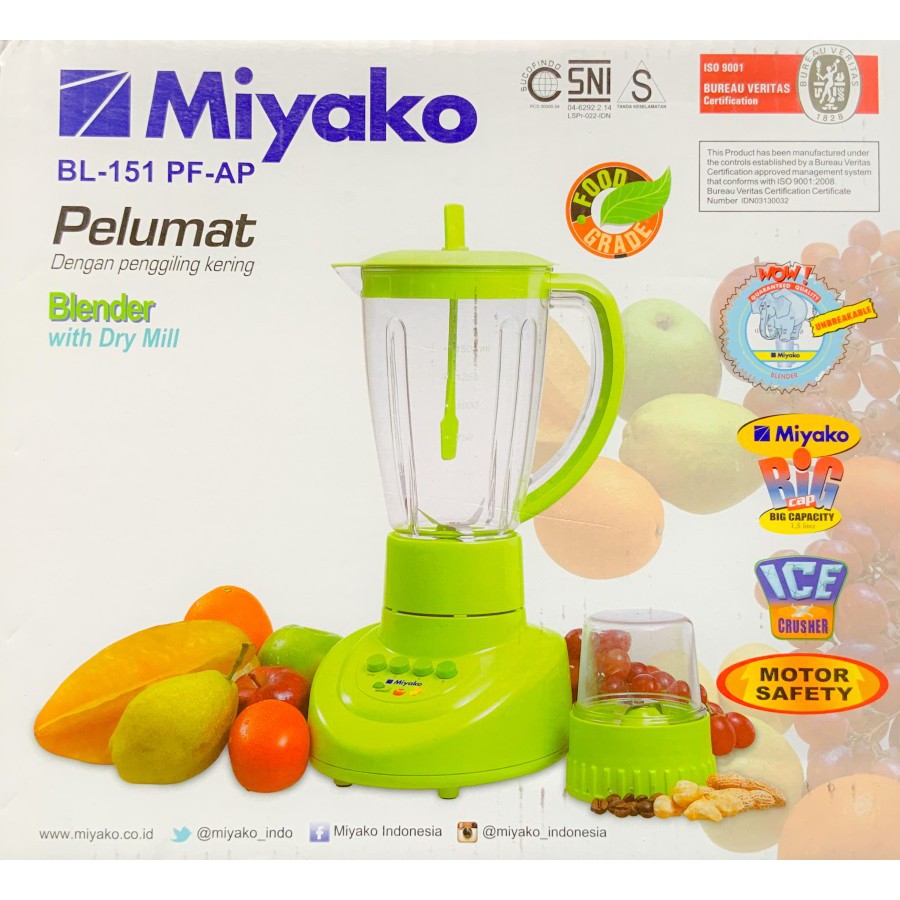 Blender Miyako BL 151 PF AP 2in1 1,5 liter Plastik