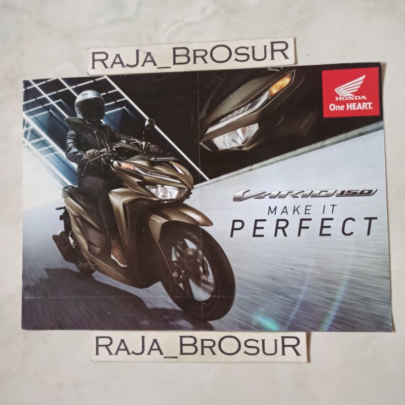 Poster brosur katalog leaflet Honda Vario 150 Vario150 2019