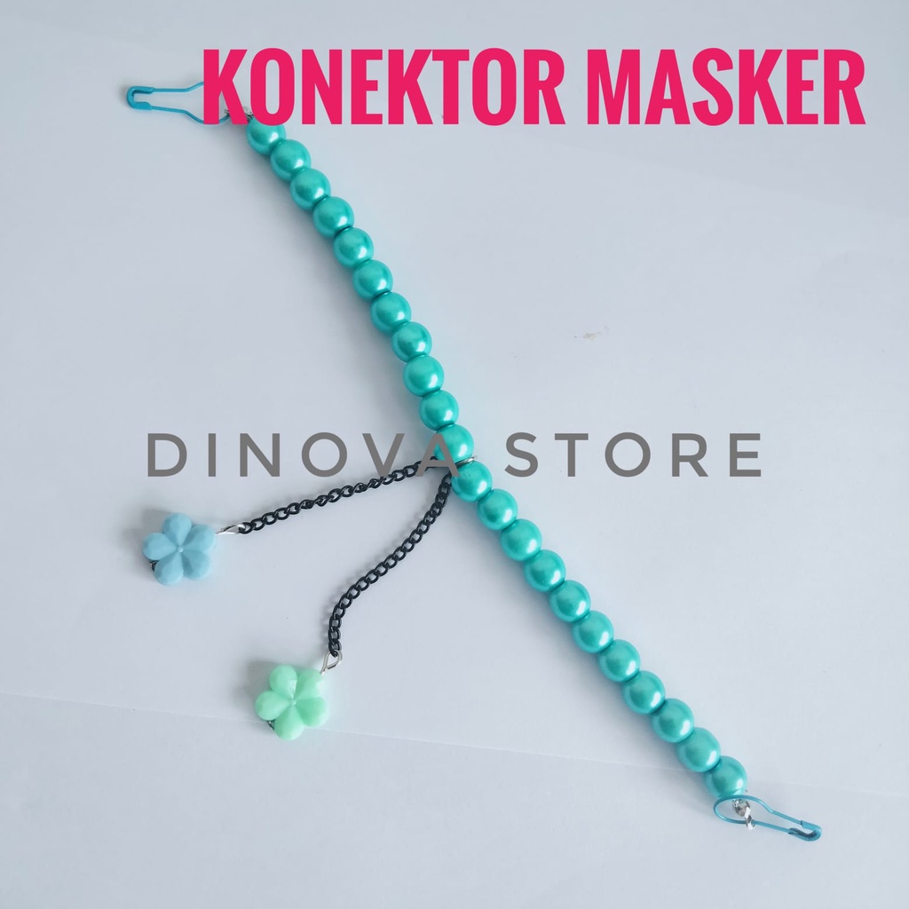 KONEKTOR mutiara 8m JUNTAI/pengait masker/sambungan masker/strap masker