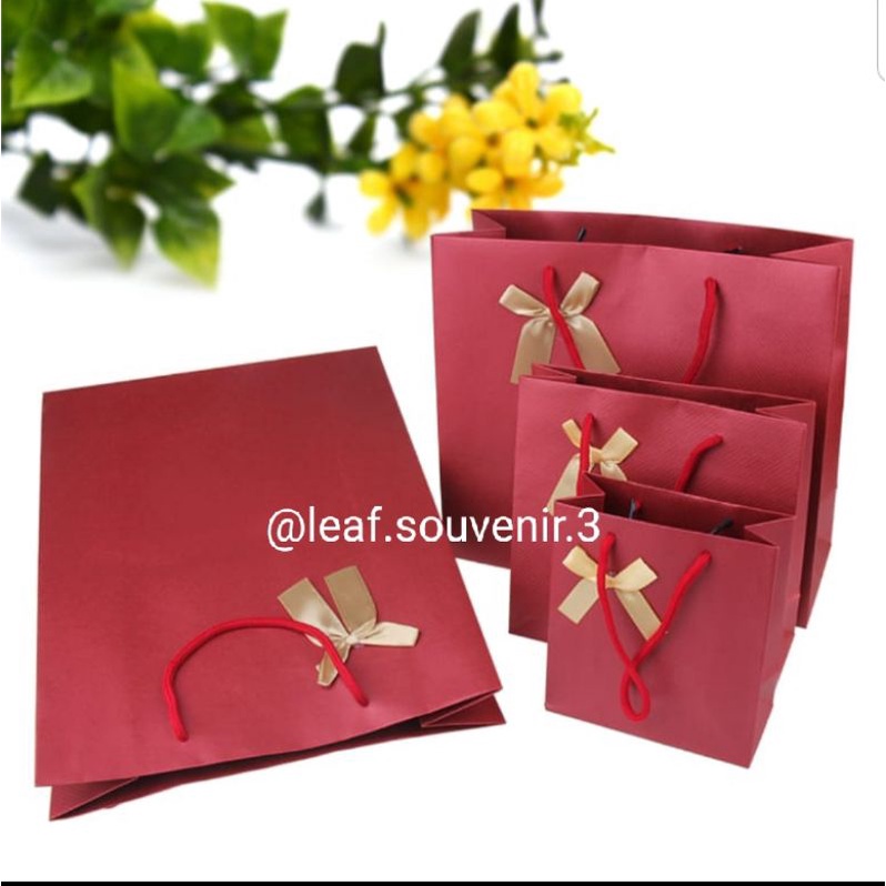 

Paperbag red wine paper bag besar paper bag klasik