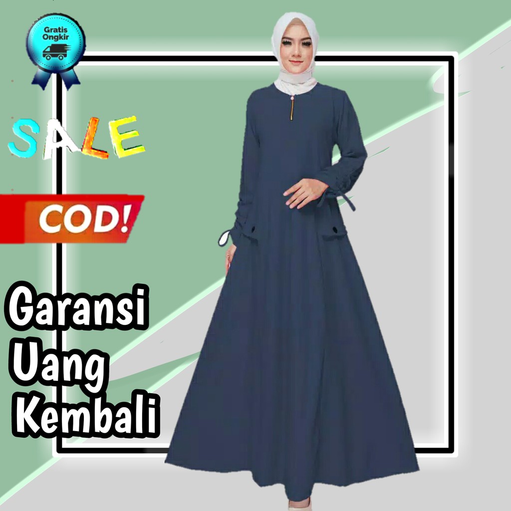 gamis wanita terbaru 2020 kekinian baju muslim wanita terbaru 2020 atasan muslim wanita 43