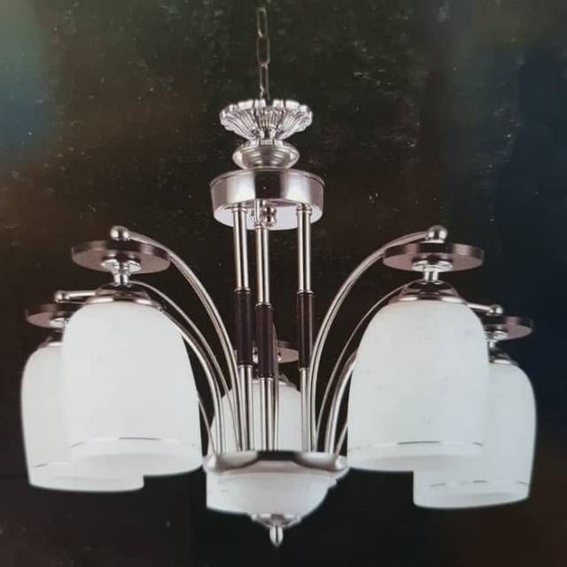 LAMPU GANTUNG MINIMALIS MODERN 5 LAMPU