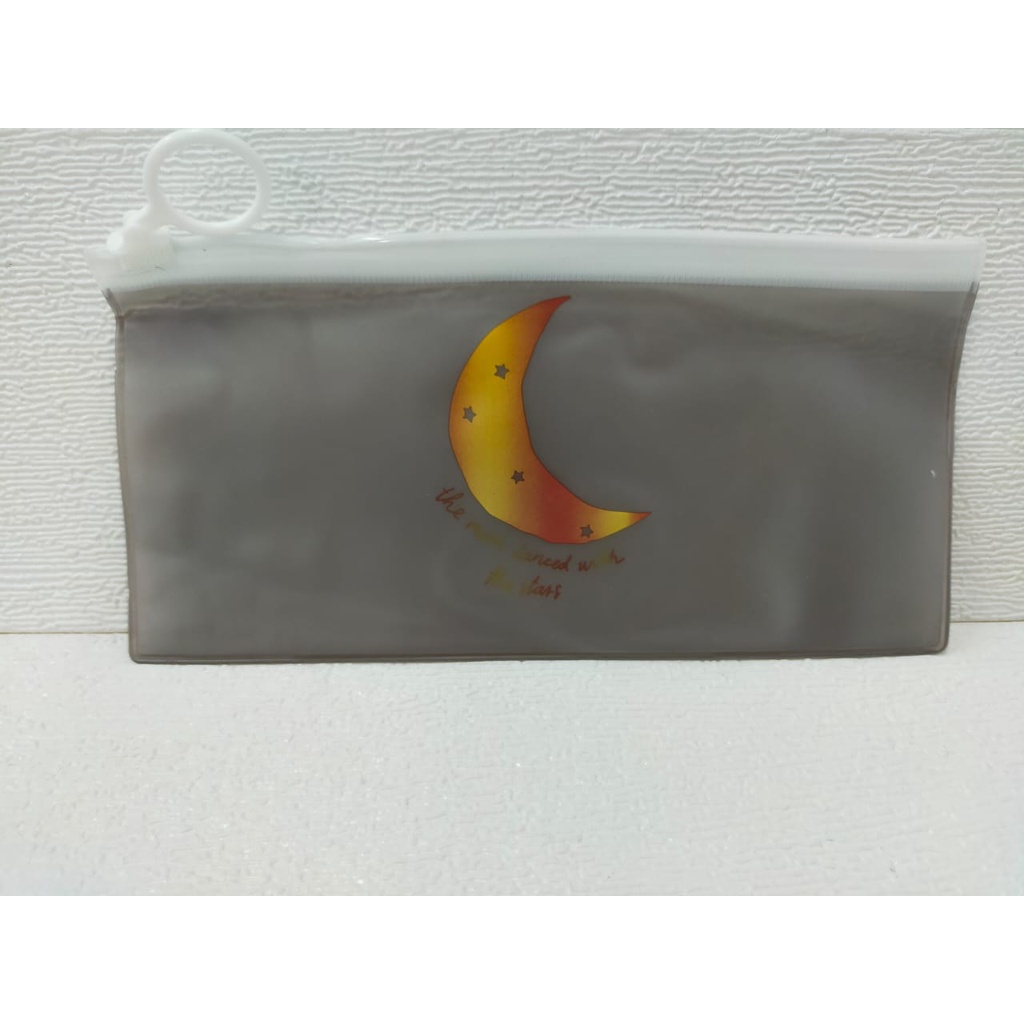 ✧YUKSHOPING✧ TEMPAT PENSIL TRANSPARAN KARAKTER KOSMETIK TEMPAT ALAT TULIS MURAH BATAM IMPORT R444-3