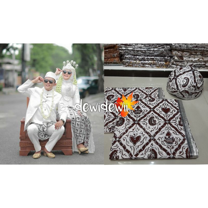 1set, JARIK + BLANGKON Pengantin Prodo, BANYAK PILIHAN MOTIF