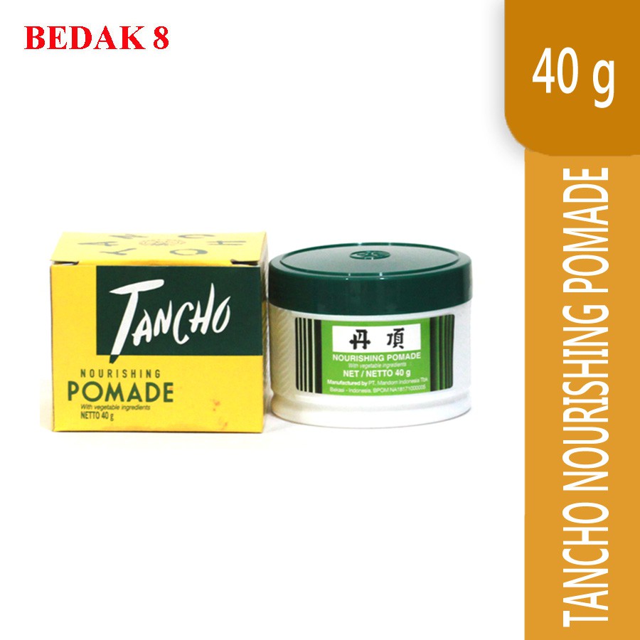 Tancho Nourishing Pomade 40 gr/Minyak Rambut Tancho Pomade Hijau 40 gr