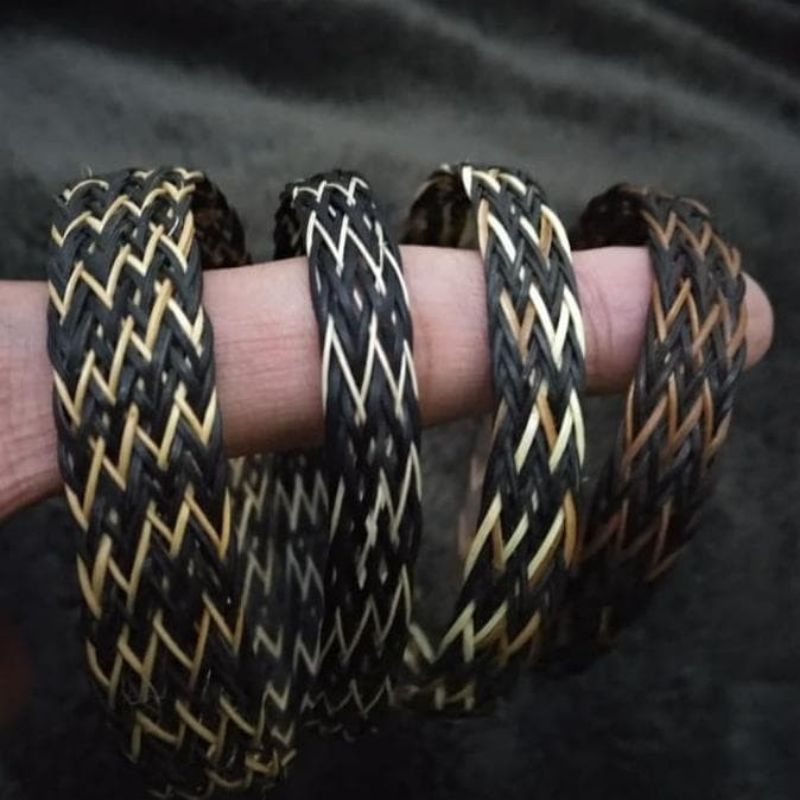 Gelang Rotan Wamena Anyaman Asli Papua Bisa COD