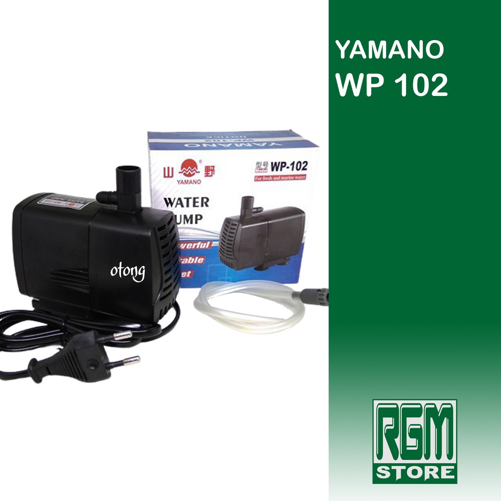 YAMANO WP 102 WP-102 Pompa Air Celup Pompa Kolam Aquarium Aquascape