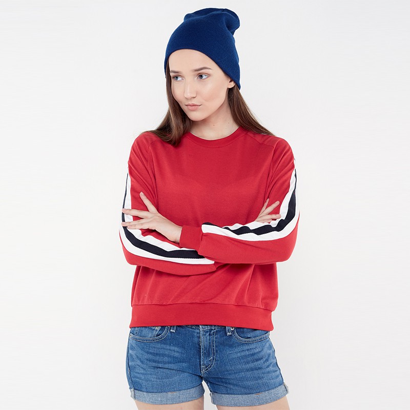 Rave Habbit Mercia Sweatshirt Wanita - Red