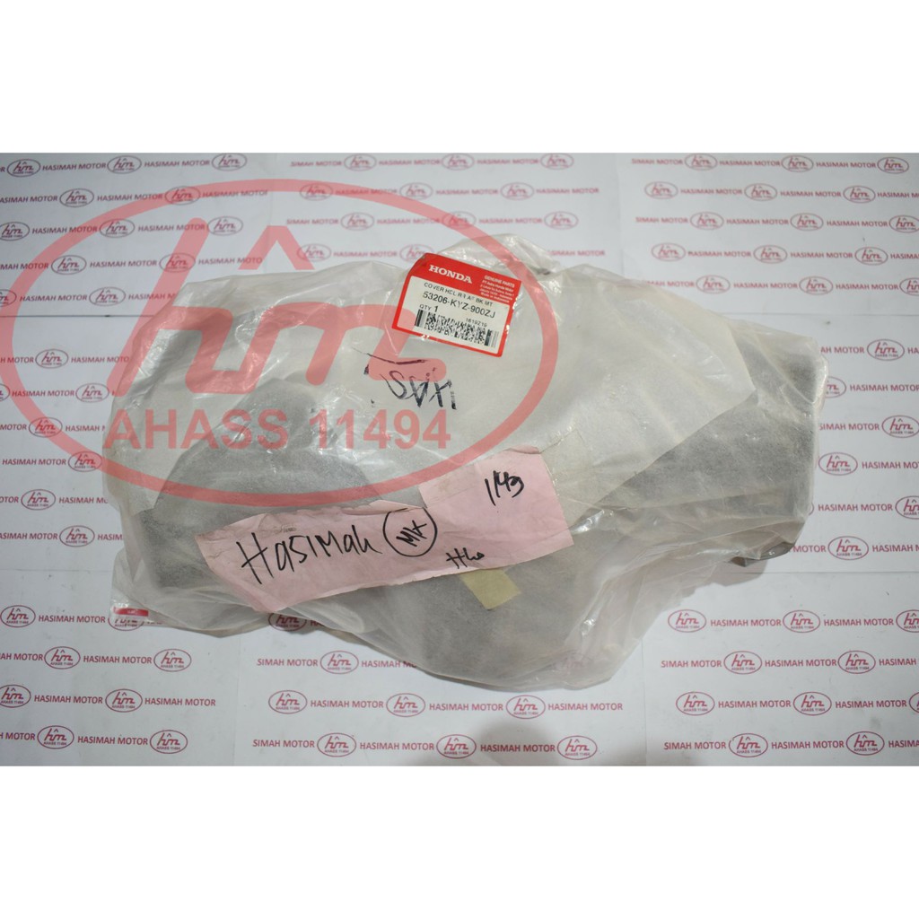 COVER BATOK KEPALA BELAKANG HONDA SUPRA X 125 HELM IN KARBU - KODE PART: 53206KYZ900ZJ