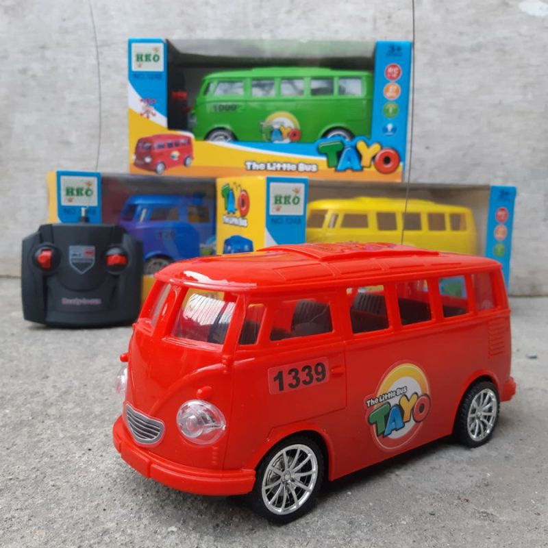 Mainan RC Bus Tayo VW Comb1 - Mobil Bis Remote Control Anak Edukatif