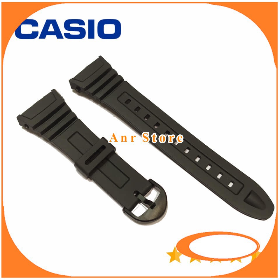 Tali Jam Tangan Casio W96H W-96H W 96 H Buckle Hitam OEM