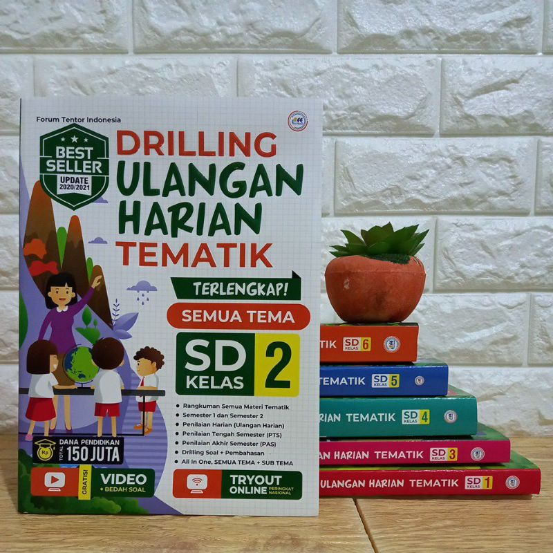 BUKU TEMATIK: DRILLING ULANGAN HARIAN TEMATIK SD KELAS 2