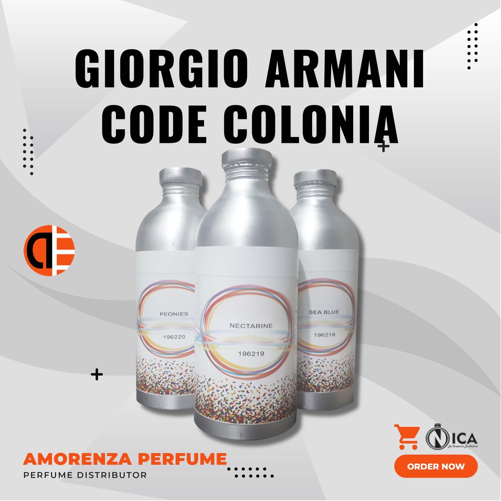 Bibit Parfum Murni GI0RGI0 ARMANI C0DE C0L0NIA - COLONIA Nica Fragrance 500ml Segel Pabrik