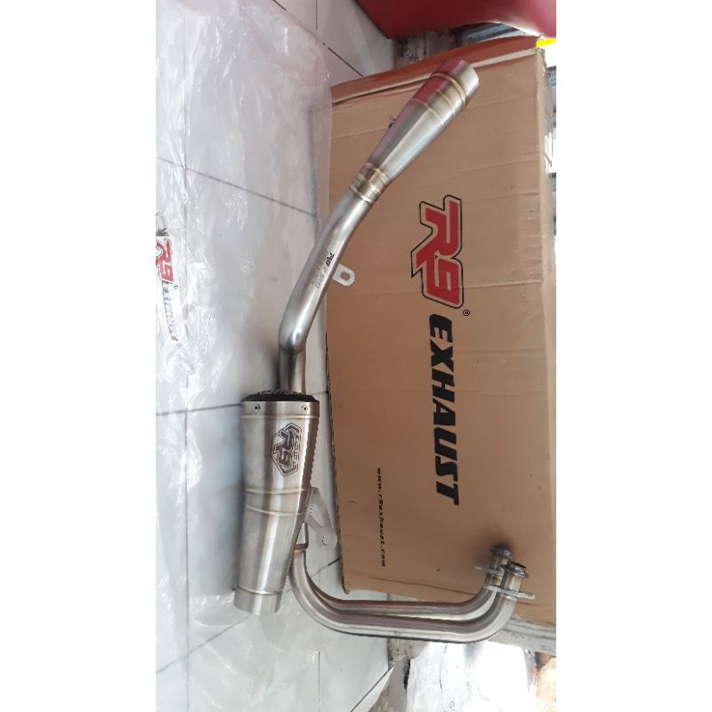 KNALPOT R9 GP SS STAINLESS NINJA 250 FI OLD ORIGINAL FULSYSTEM