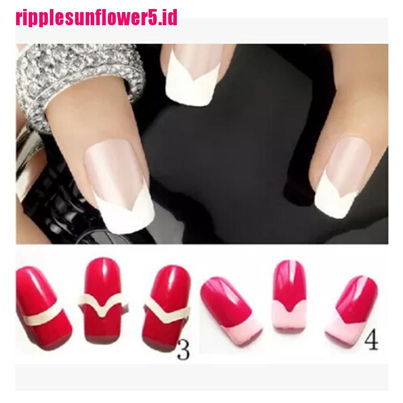 10 Lembar Stiker Kertas UV Akrilik Untuk Dekorasi Kuku