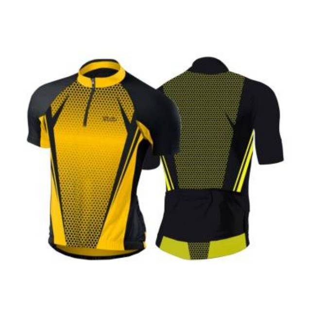  Baju  Jersey Sepeda  warna Kuning Ukuran L Shopee Indonesia