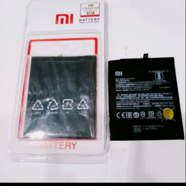 Baterai Batere Battery original Xiomi BN 37/Redmi 6/Redmi 6A