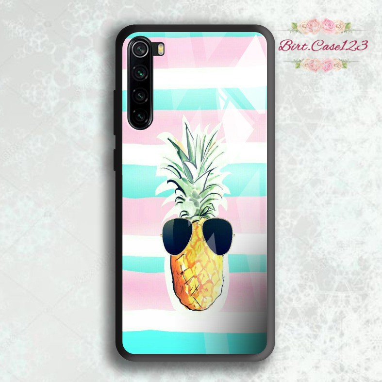 casing softcase silikon Gambar NANAS back case glass iphone 5g 6g 6g+7g 7g+ 8g 8g+ x xr xs max etc