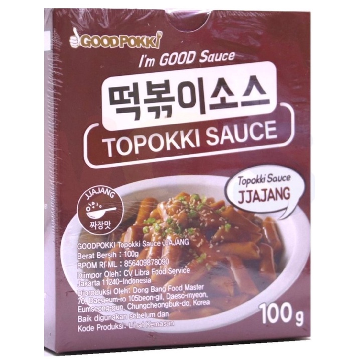 

GOOD POKKI ROPOKKI SUACE JJAJANG 100 GR / SAUS TOPOKKI JJAJANG